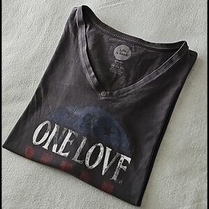 Life is Good Classic Fit V-neck Tee Shirt